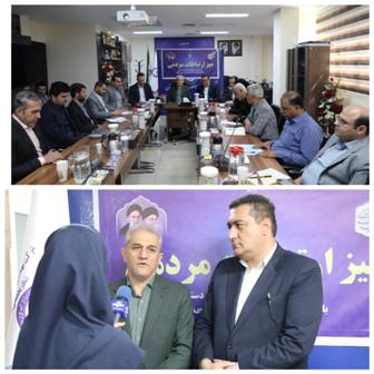 میز ارتباطات مردمی بازرس کل استان کردستان در شرکت آبفا کردستان برگزار شد